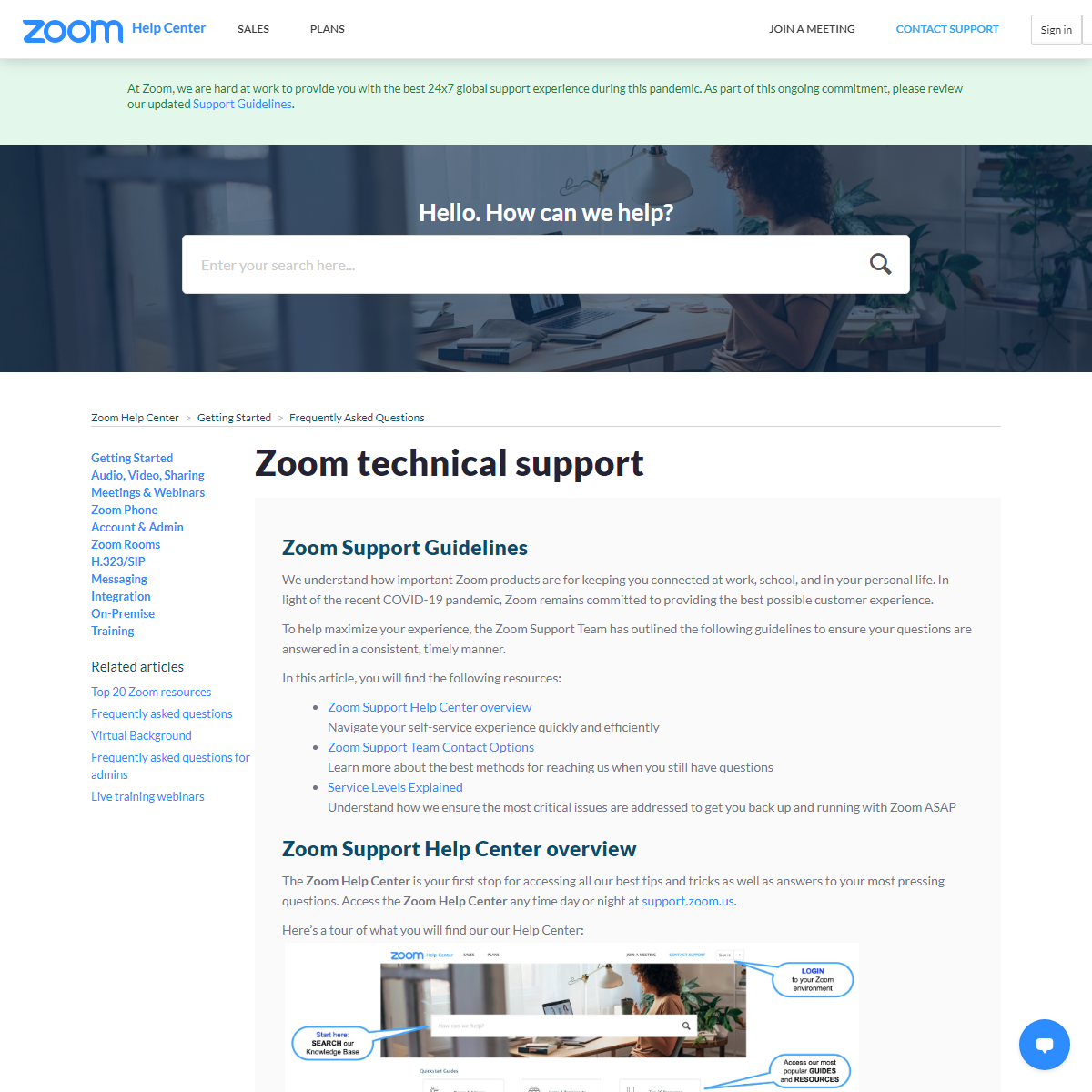 A complete backup of https://support.zoom.us/hc/en-us/articles/201362003-Zoom-Technical-Support