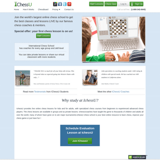 Online Chess Lessons for Beginners by Expert Trainers - IChessU
