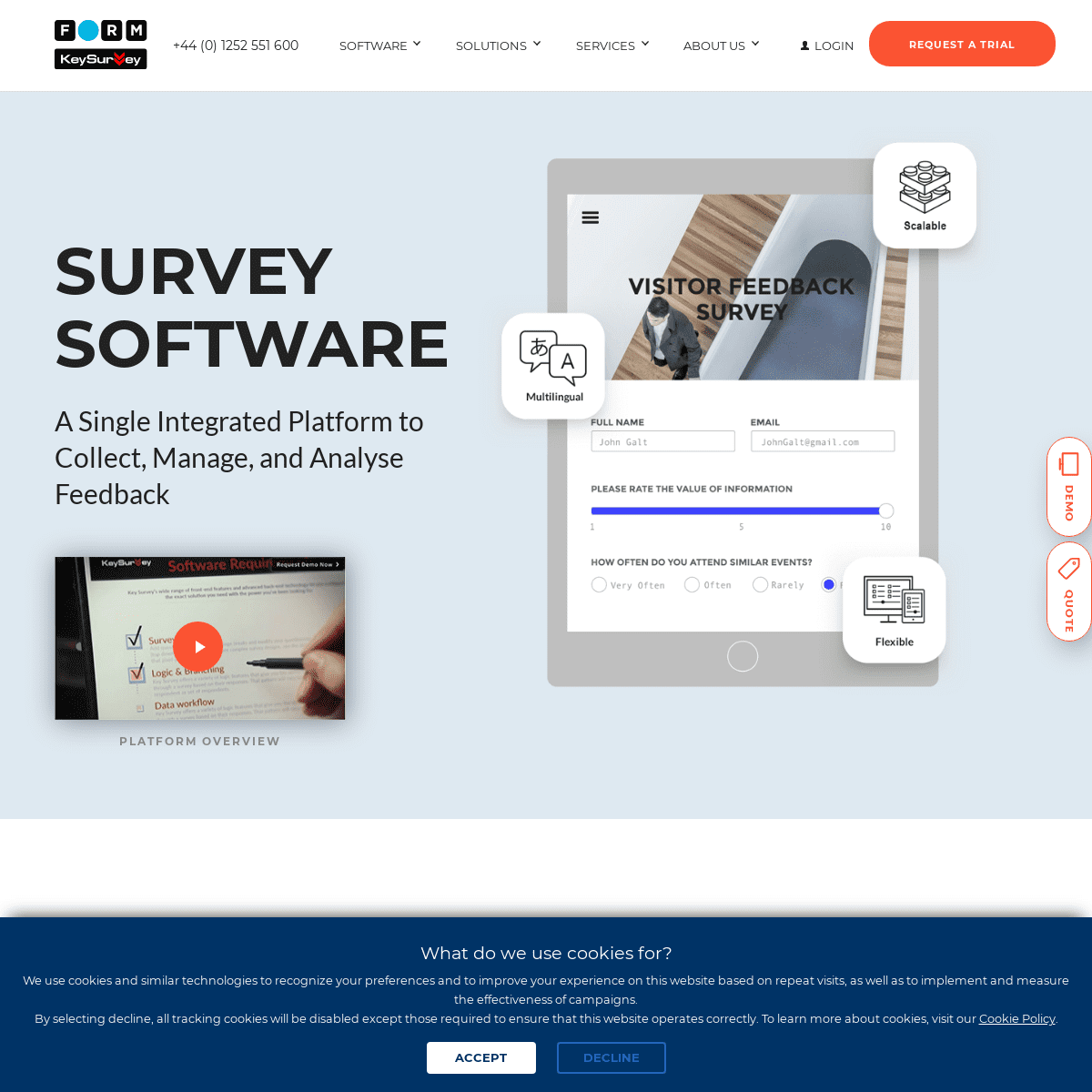 Online survey software, questionnaire tool, survey maker - Key Survey