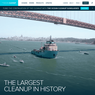 A complete backup of https://theoceancleanup.com
