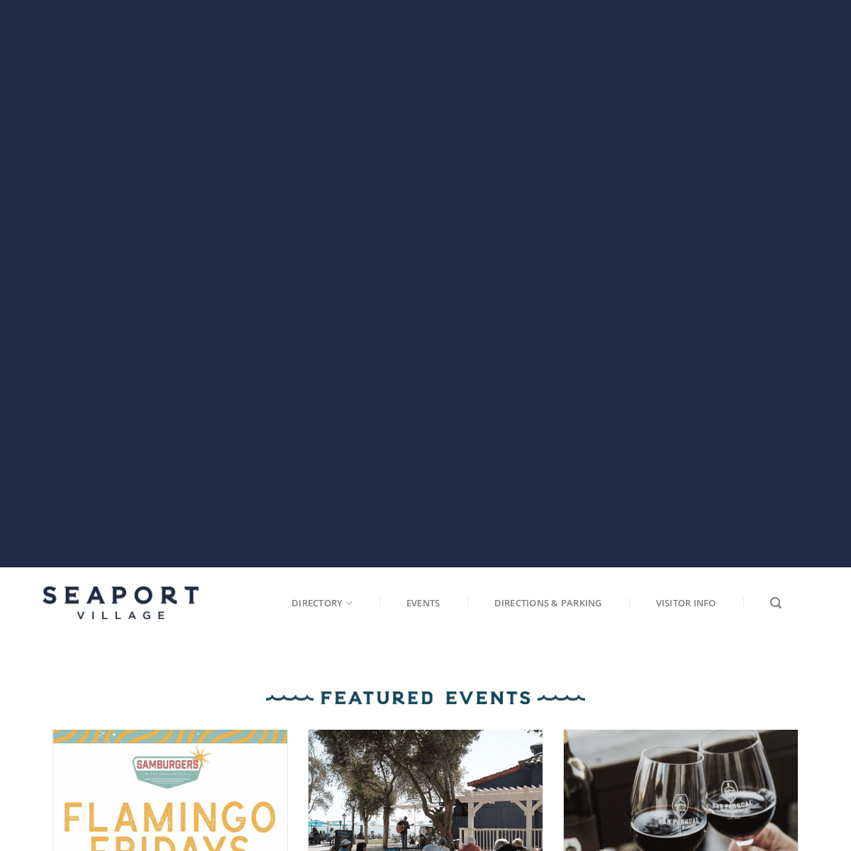 A complete backup of https://seaportvillage.com