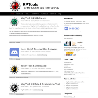 A complete backup of https://rptools.net