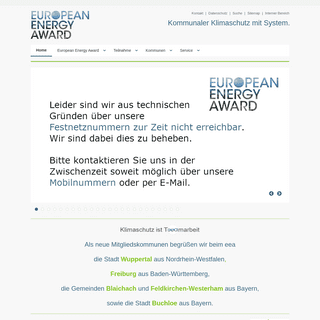 A complete backup of https://european-energy-award.de