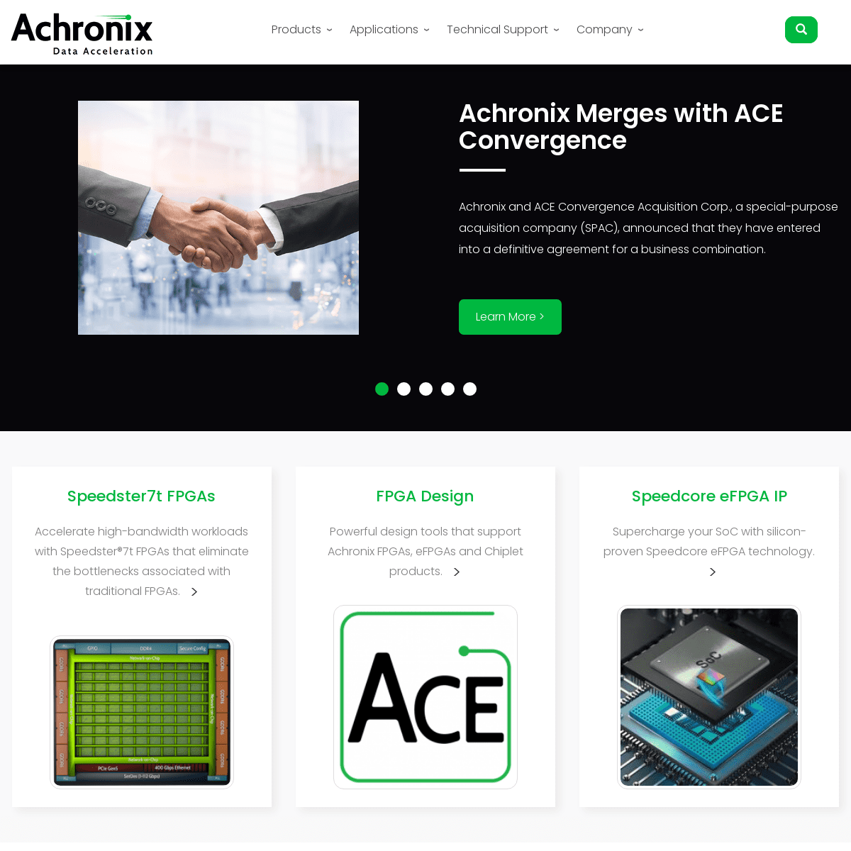 A complete backup of https://achronix.com