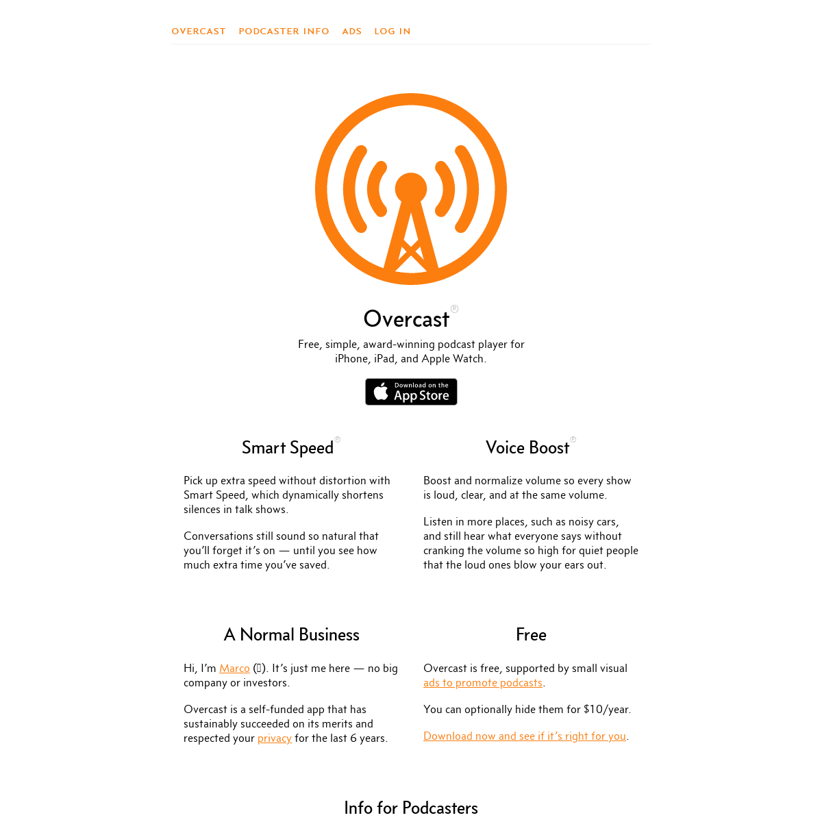 A complete backup of https://overcast.fm