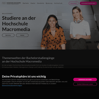 A complete backup of https://macromedia-fachhochschule.de