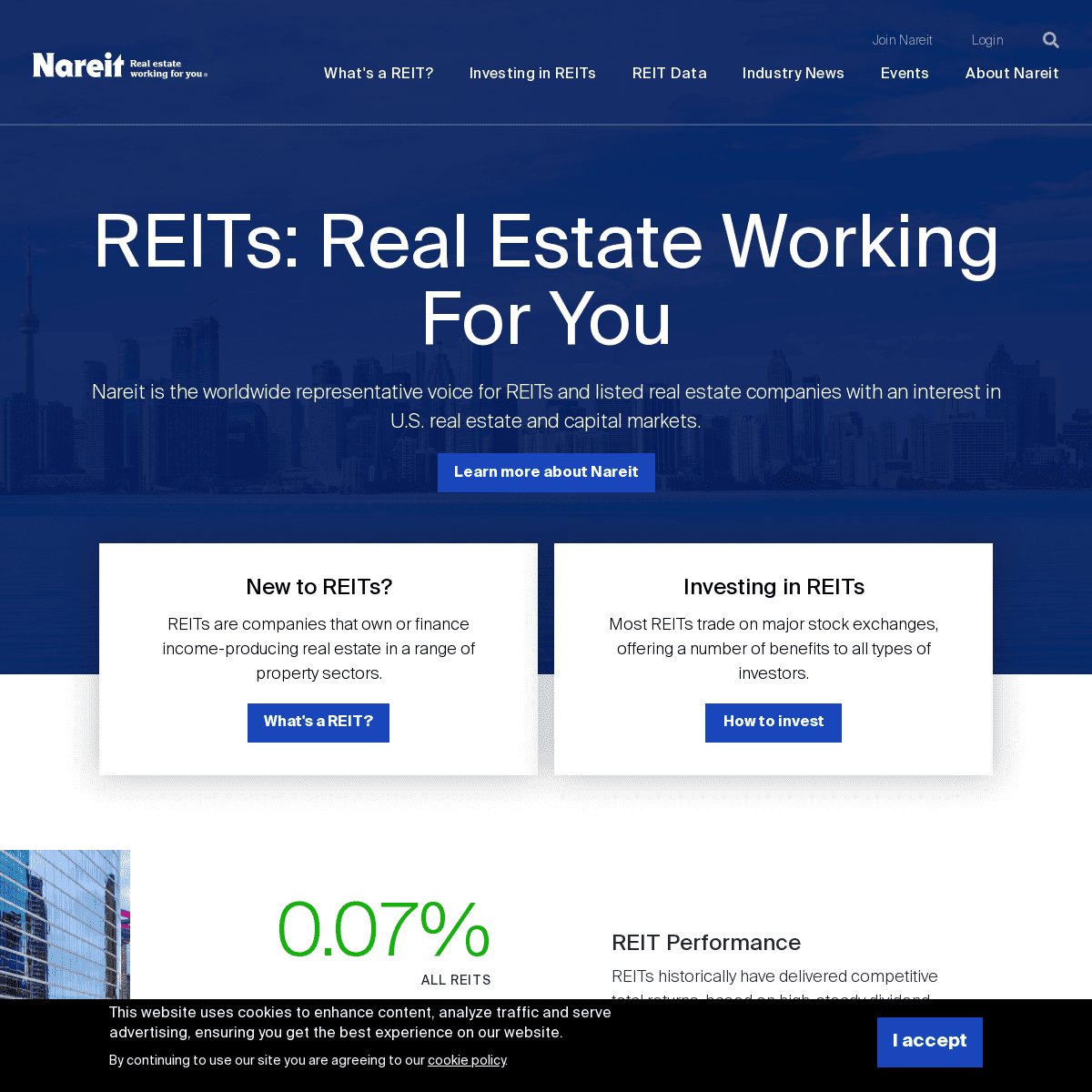 REITs and Real Estate Investing- Real Estate Working For You - Nareit