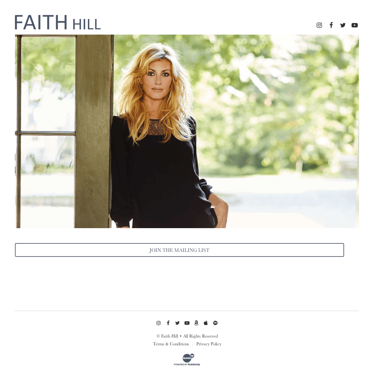 A complete backup of https://faithhill.com