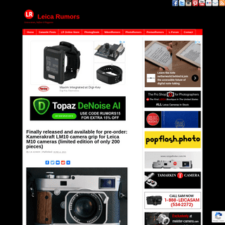 Leica Rumors - Leica news, before it happens