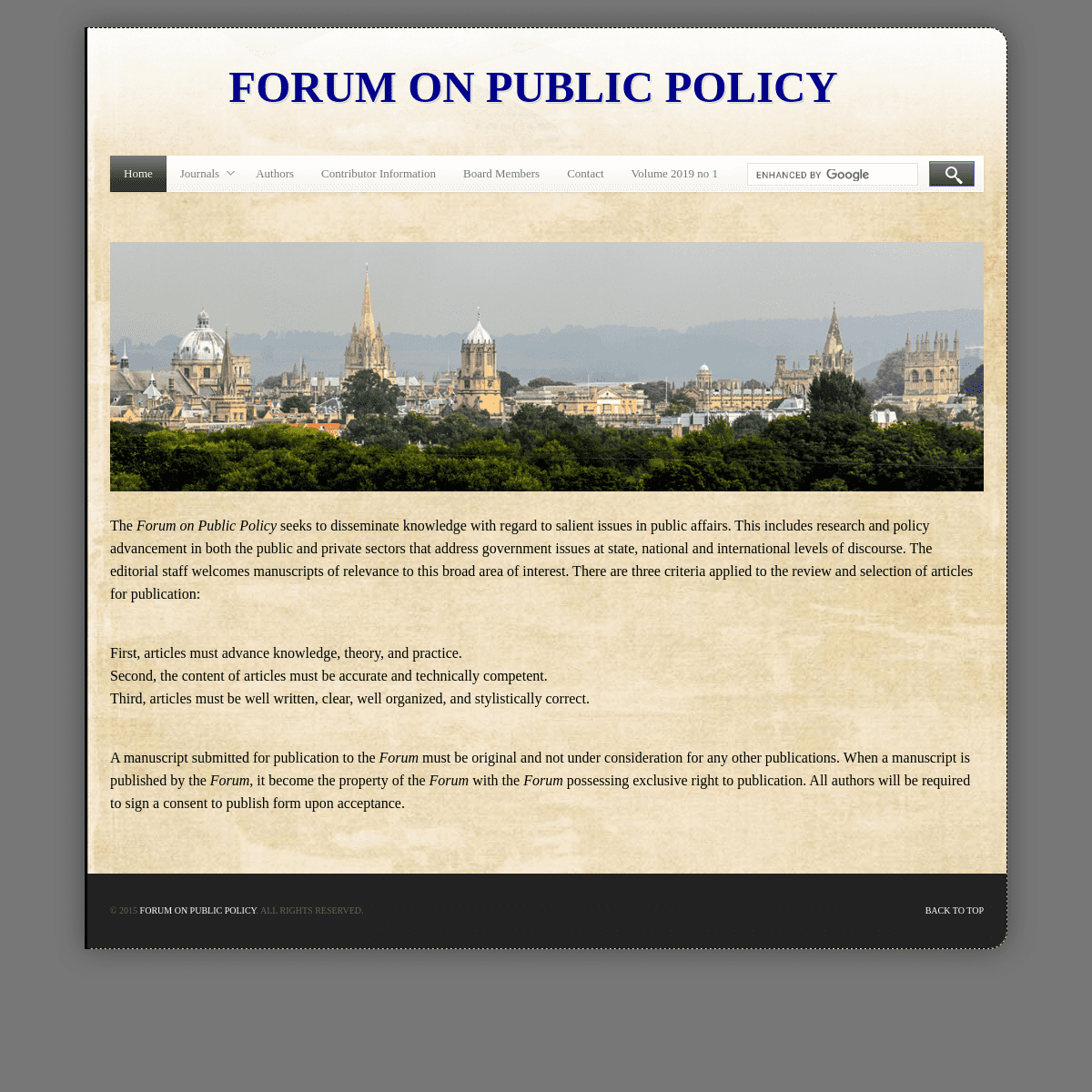 A complete backup of https://forumonpublicpolicy.com