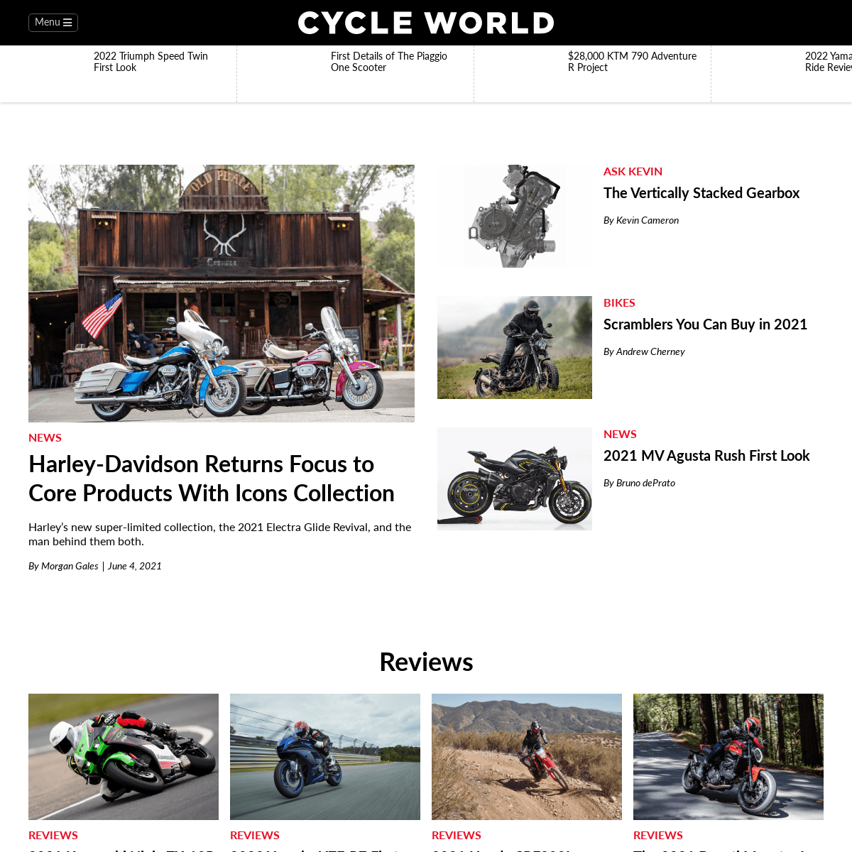 A complete backup of https://cycleworld.com