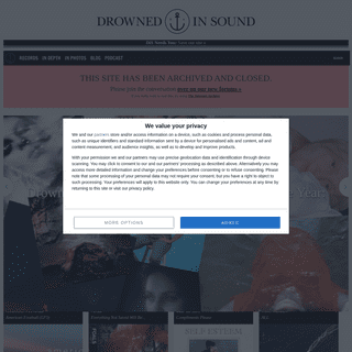 A complete backup of https://drownedinsound.com