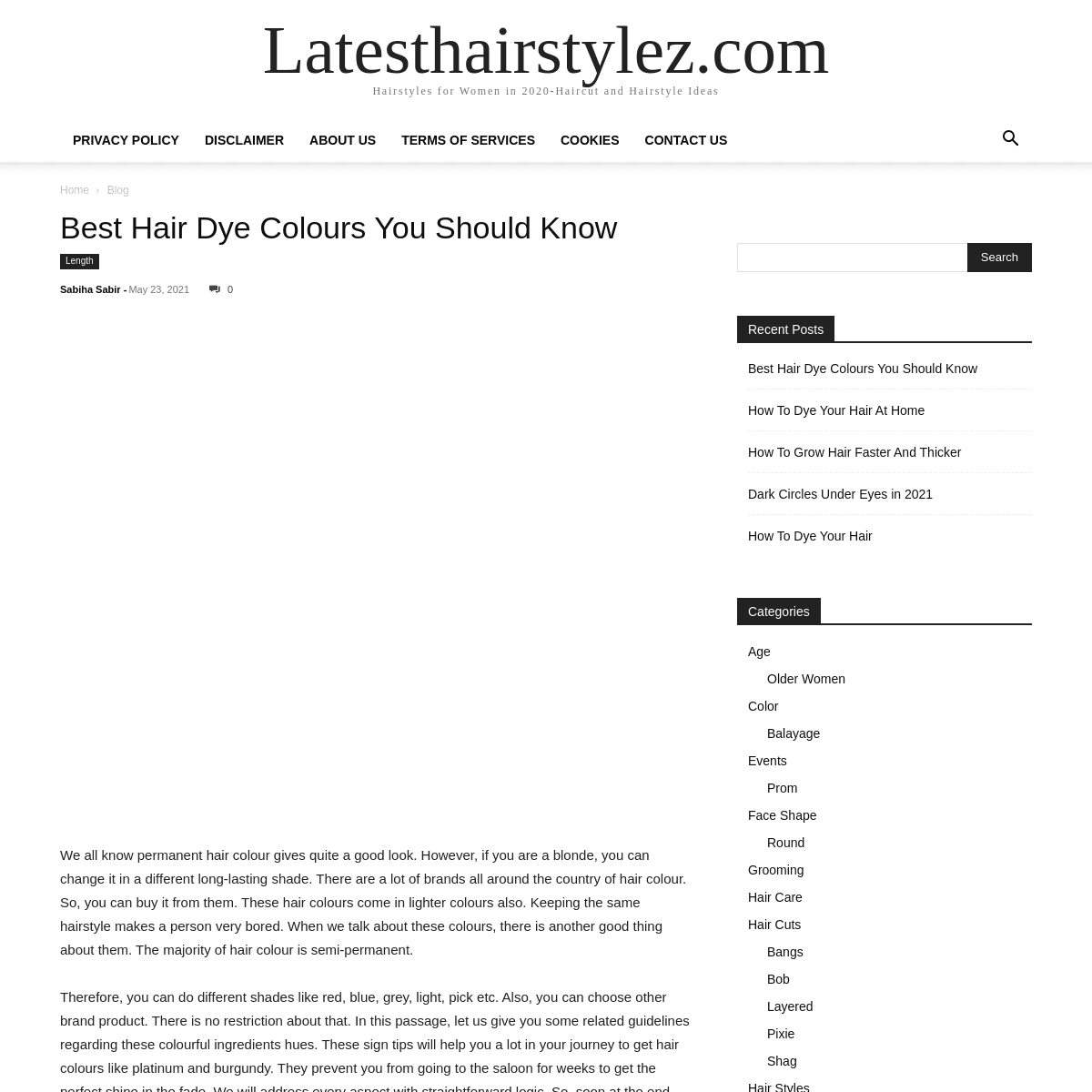 A complete backup of https://latesthairstylez.com