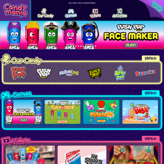 Edible Entertainment and Nostalgic Candy - Candymania