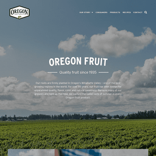 Oregon Fruit Products â€“ Simple, Quality Fruit Since 1935