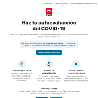 Coronavirus Comunidad de Madrid