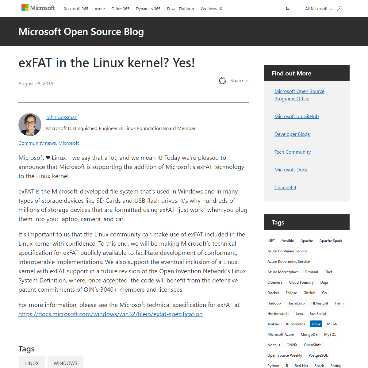 A complete backup of https://cloudblogs.microsoft.com/opensource/2019/08/28/exfat-linux-kernel/