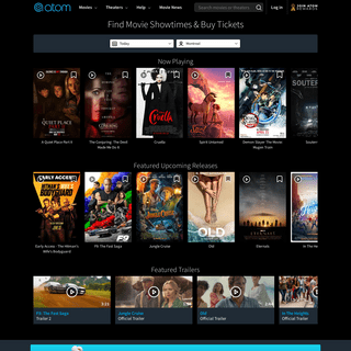 Movies- Find Showtimes, Buy Movie Tickets & More - Atom Tickets