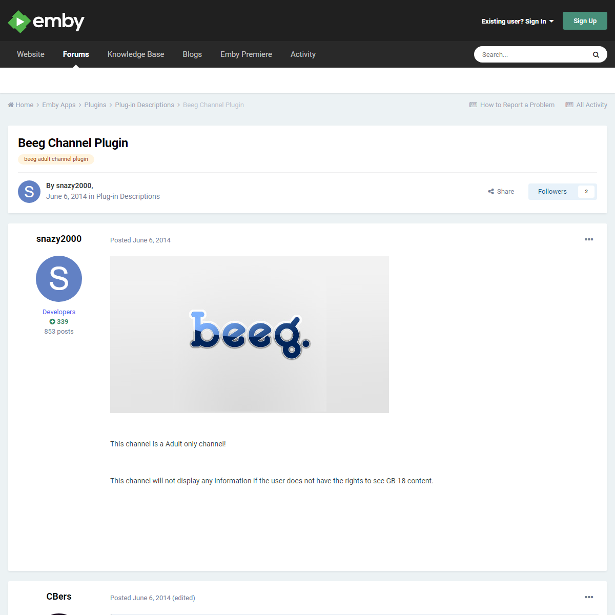 A complete backup of https://emby.media/community/index.php?/topic/7797-beeg-channel-plugin/