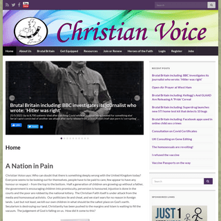 A complete backup of https://christianvoice.org.uk