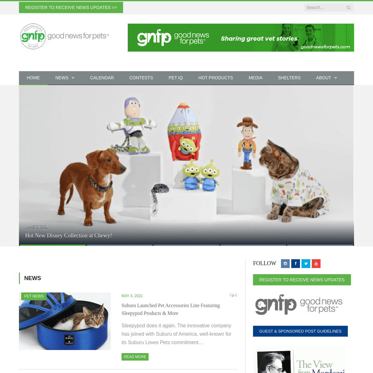 A complete backup of https://goodnewsforpets.com