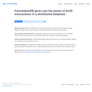A complete backup of https://foundationdb.org