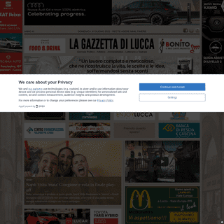 A complete backup of https://lagazzettadilucca.it
