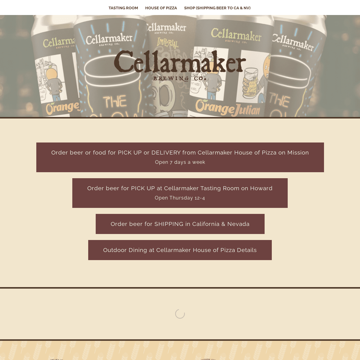 A complete backup of https://cellarmakerbrewing.com