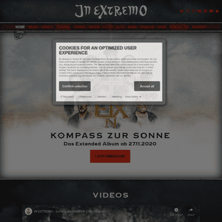 A complete backup of https://inextremo.de