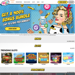 Bingo - Play Online Bingo @ Wink Bingo & Get 400- Bonus