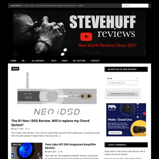 Steve Huff Reviews - Camera & HiFi Reviews