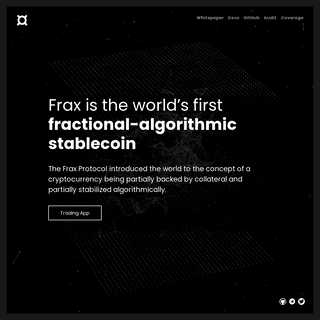 A complete backup of https://frax.finance