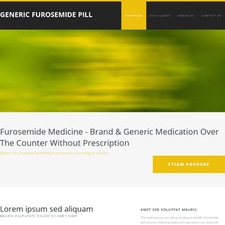 Generic Furosemide Pills Without Prescription