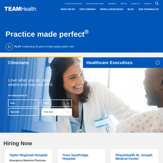 A complete backup of https://teamhealth.com