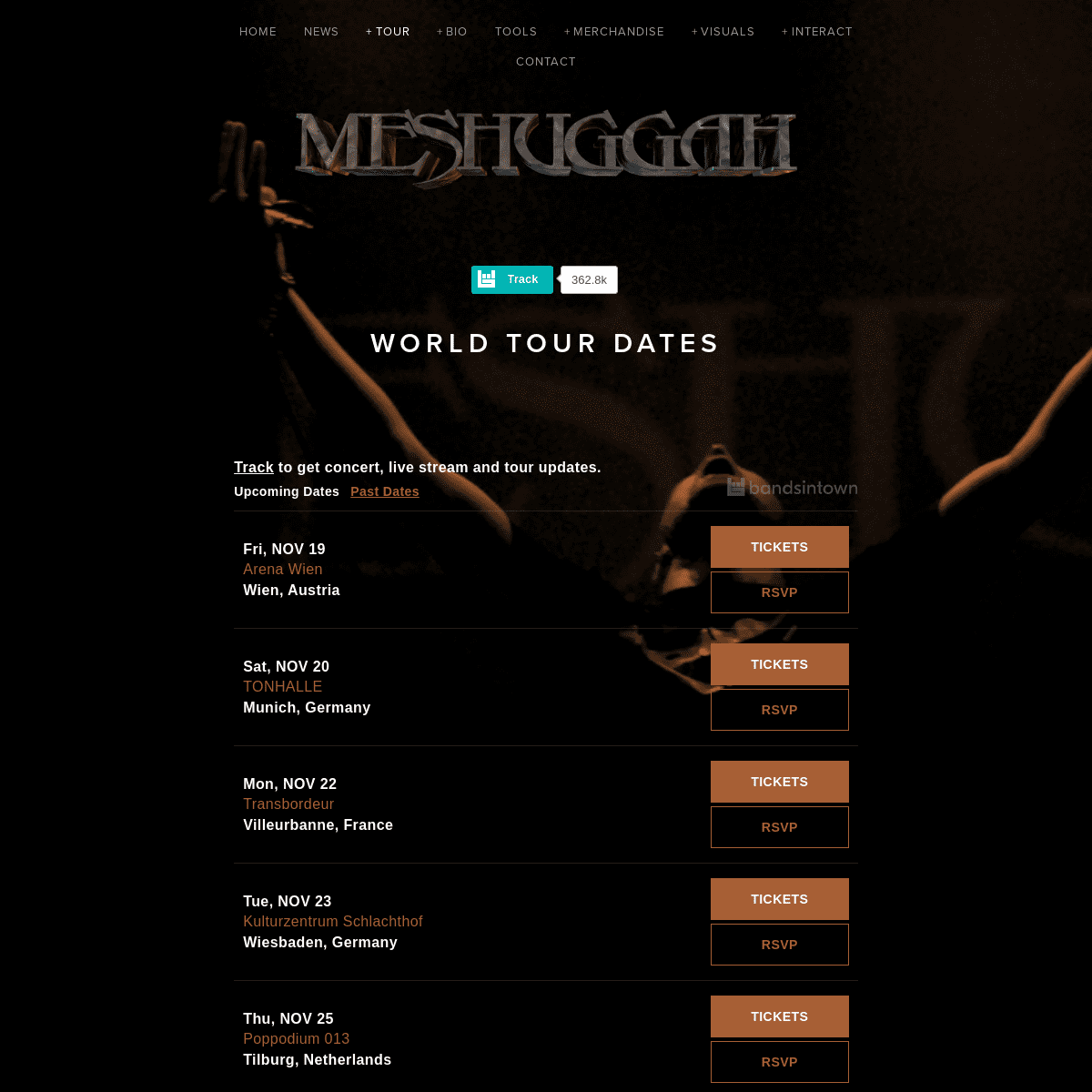 A complete backup of https://meshuggah.net