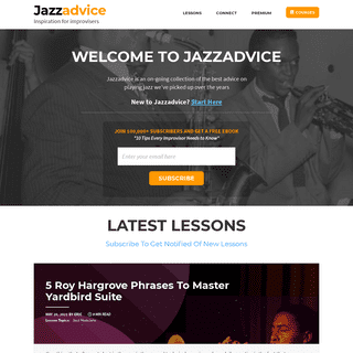 The Real Jazzadvice â€¢ Jazz Improvisation, Standards, Tips & Techniques