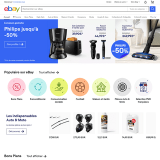 eBay - high-tech, maison, jardin, auto-moto et bien plus
