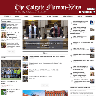 A complete backup of https://thecolgatemaroonnews.com