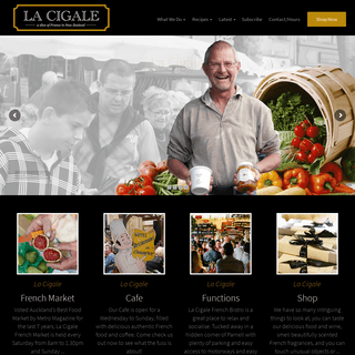 A complete backup of https://lacigale.co.nz