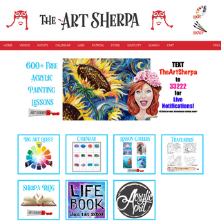 A complete backup of https://theartsherpa.com
