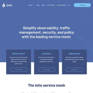 A complete backup of https://istio.io