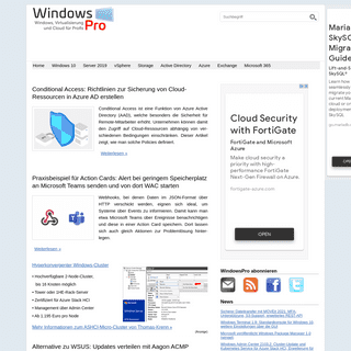 WindowsPro - Windows, Virtualisierung und Cloud fÃ¼r Profis