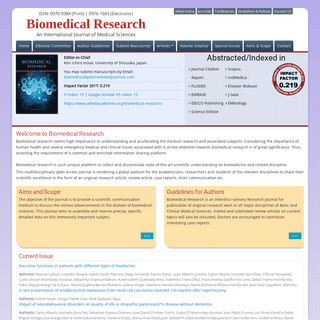 A complete backup of https://biomedres.info