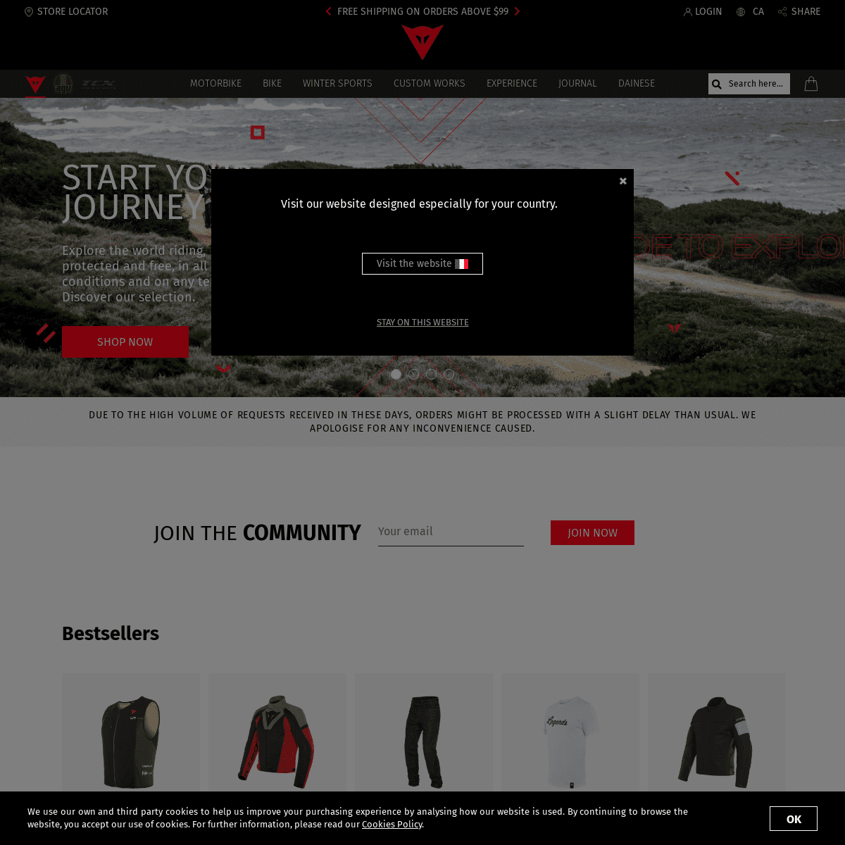 A complete backup of https://dainese.com