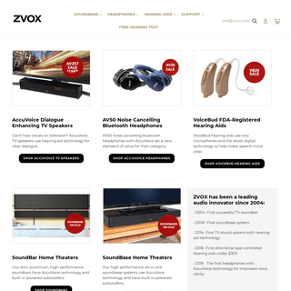 ZVOX Home Theater & AccuVoice Sound Bars and SoundBase TV Speakers â€“ ZVOX Audio
