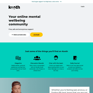 A complete backup of https://kooth.com