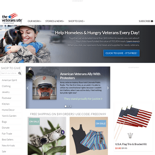 The Veterans Site - Click to Fund Meals for Veterans