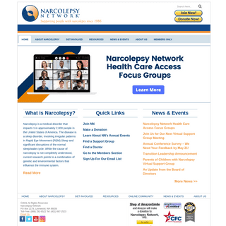 A complete backup of https://narcolepsynetwork.org