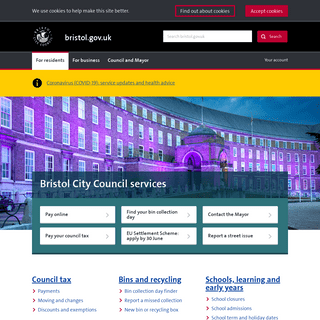 Bristol City Council home page - bristol.gov.uk