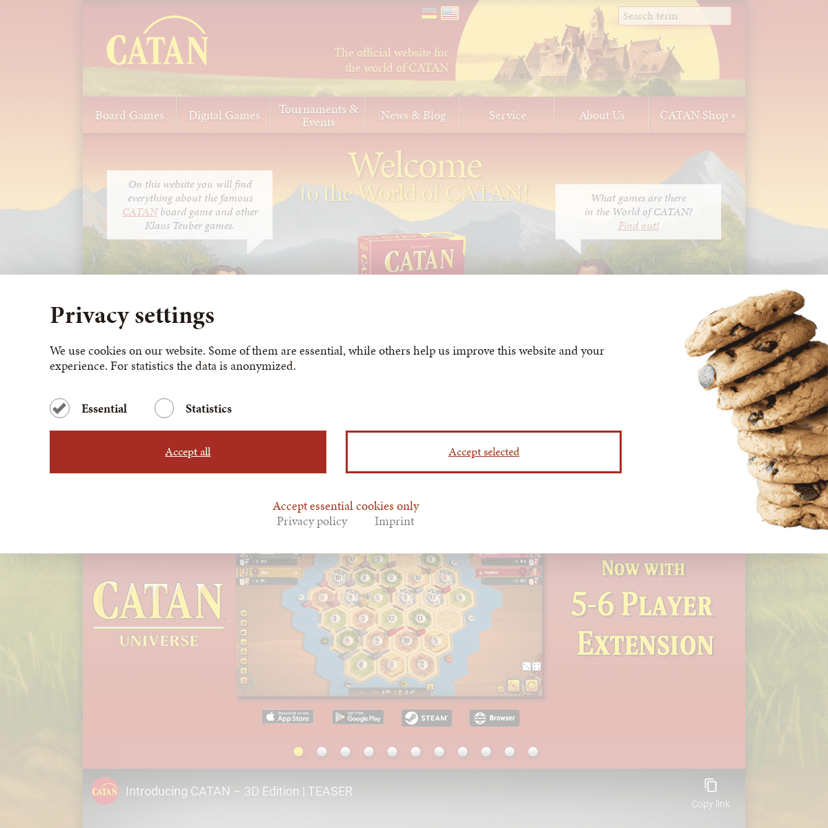 A complete backup of https://catan.com